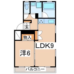 郡山富田駅 徒歩31分 1階の物件間取画像